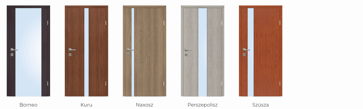 Edzett üveges ajtók